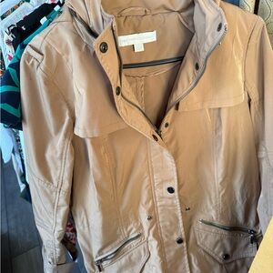 New York & Company Tan Utility Jacket